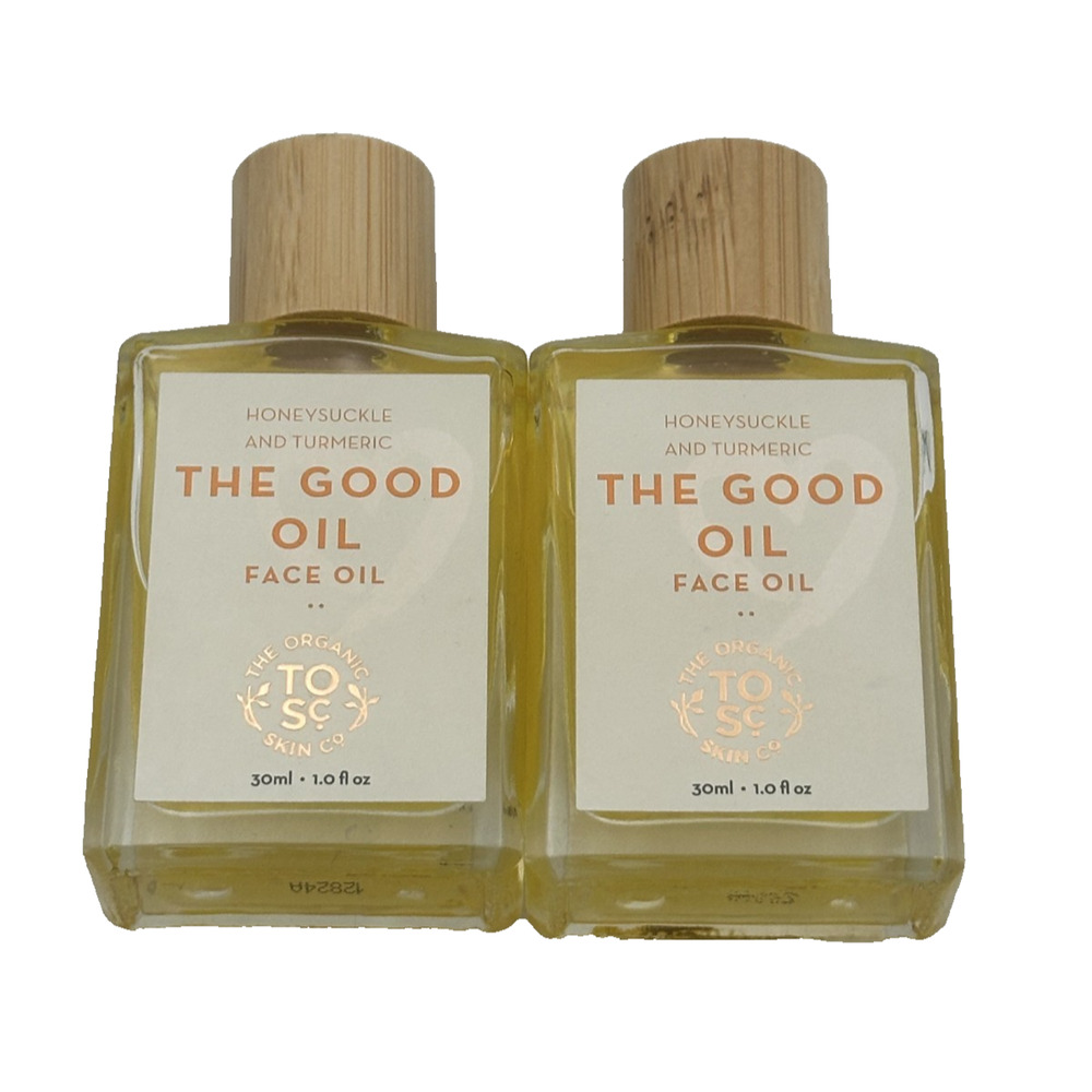 Gua Sha Oil Skin Brightening Serum 30mL Organic Jojoba Turmeric- (2-Pack) New
